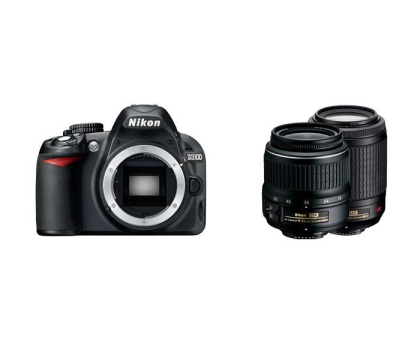 Aparat Nikon D3100 18-55VR + 55-200VR Kit